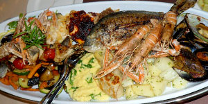 gemischte Fischpfanne